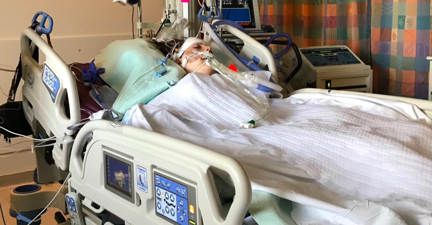 Woman survives after her 'brain explodes' while watching TV