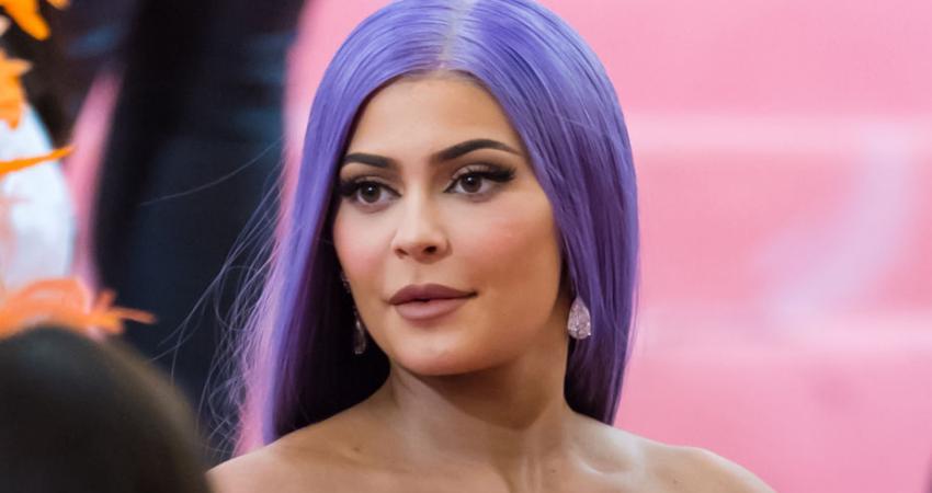 Kylie Jenner's NSFW python orange dress is so cut-out she's basically naked