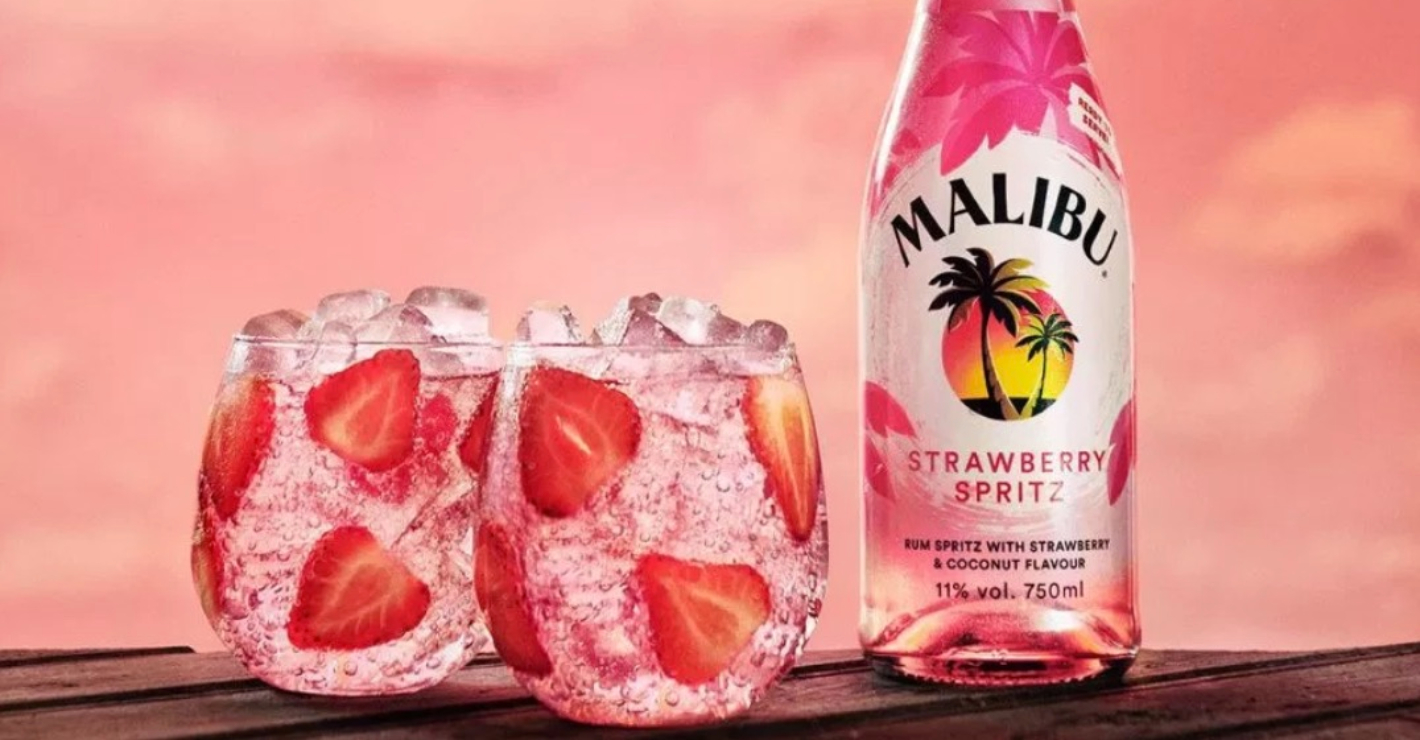 Malibu is now selling a sparkling strawberry flavoured rum