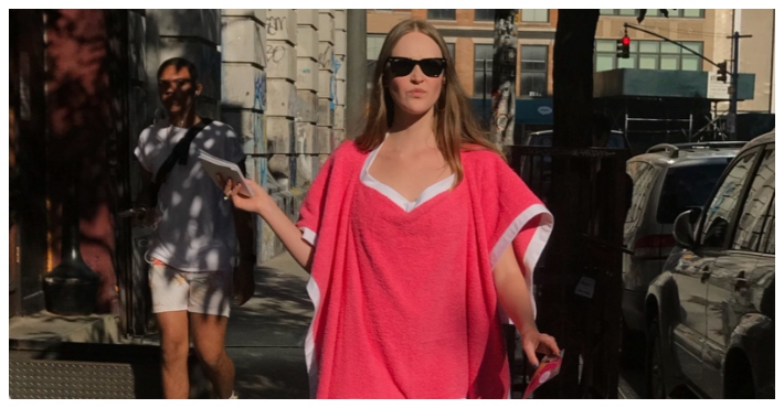 The 'Towelkini' is a beach towel and swimsuit cover-up all in one