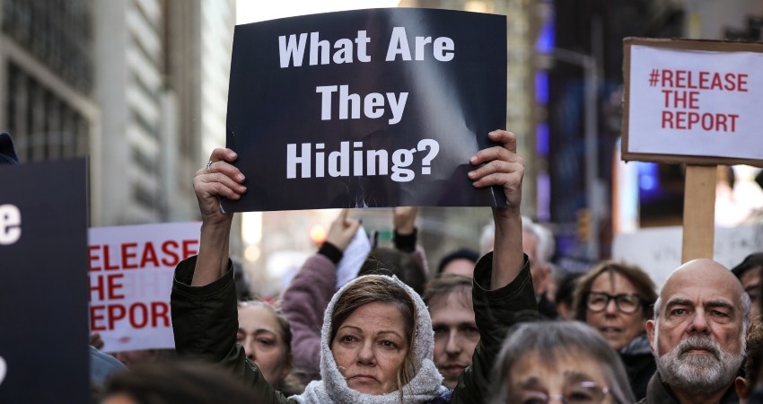 Donald Trump exerts executive privilege over the full Mueller report