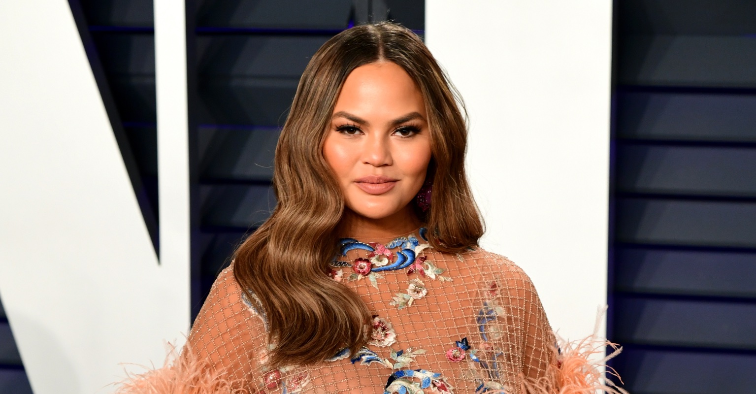 Chrissy Teigen makes first public appearance since miscarriage at Biden rally