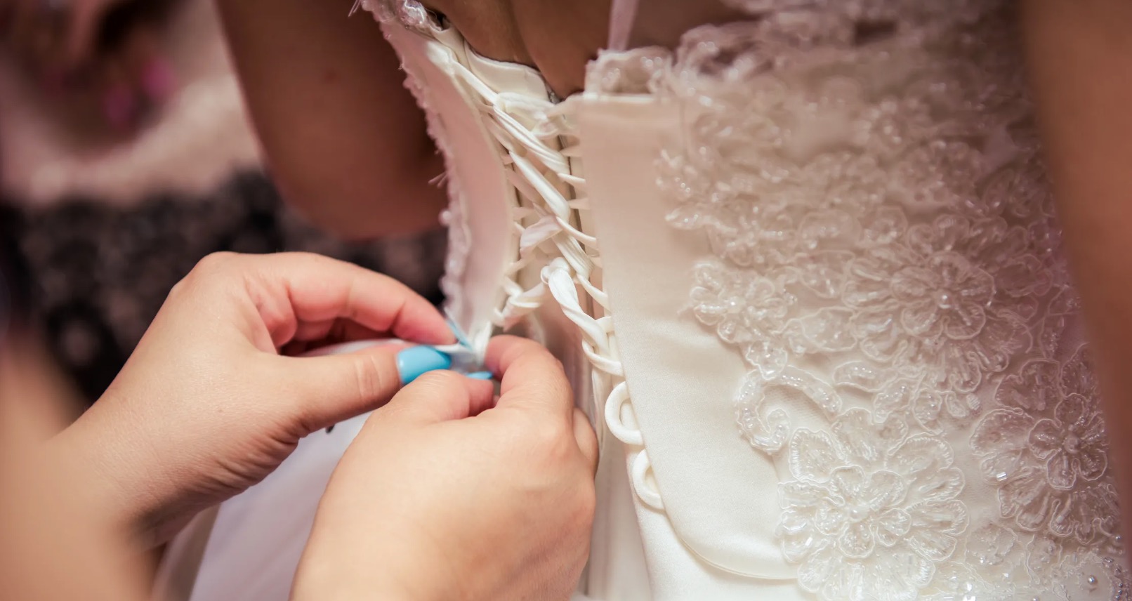 Bride-to-be claims mother-in-law ruined her wedding dress after trying it on