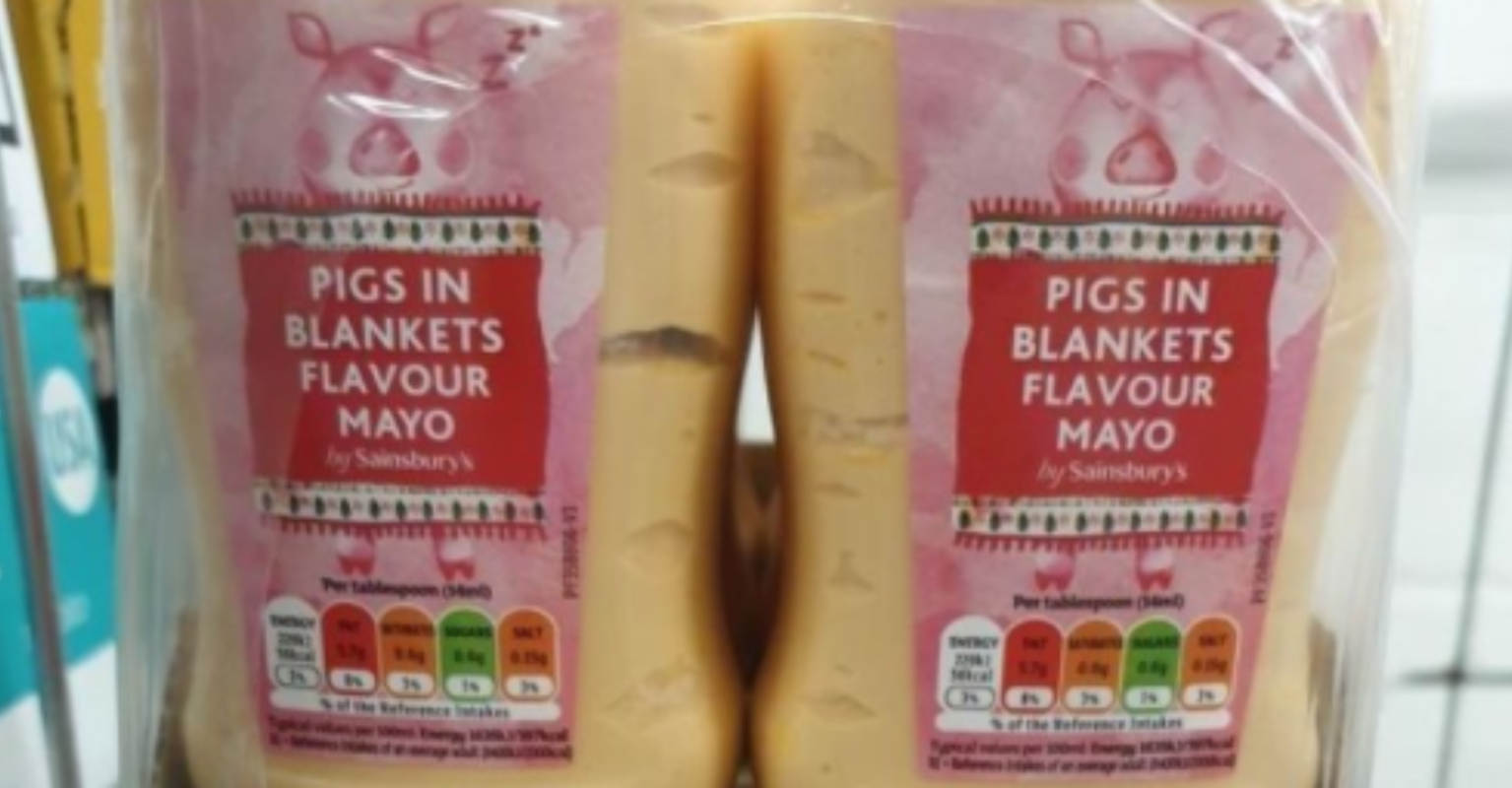 Sainsbury's is now selling pigs in blankets flavor mayo VT