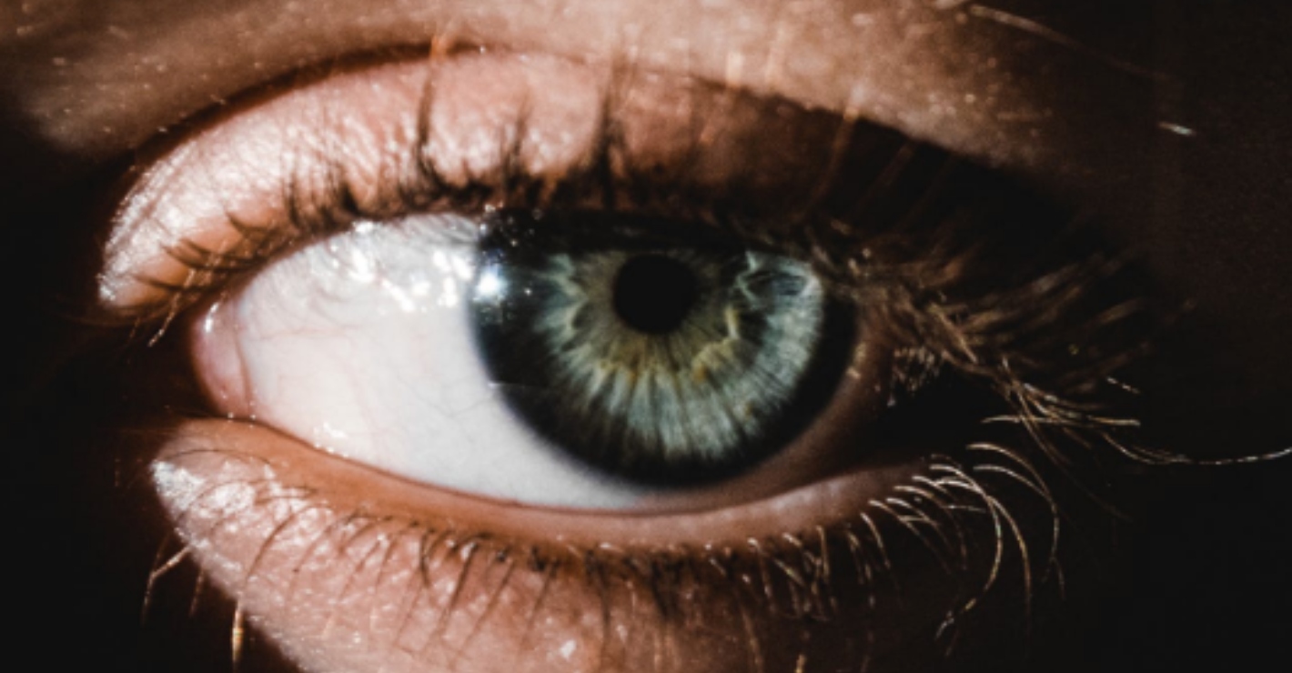 Rare condition means mom and son have beautiful blue and brown swirling eyes