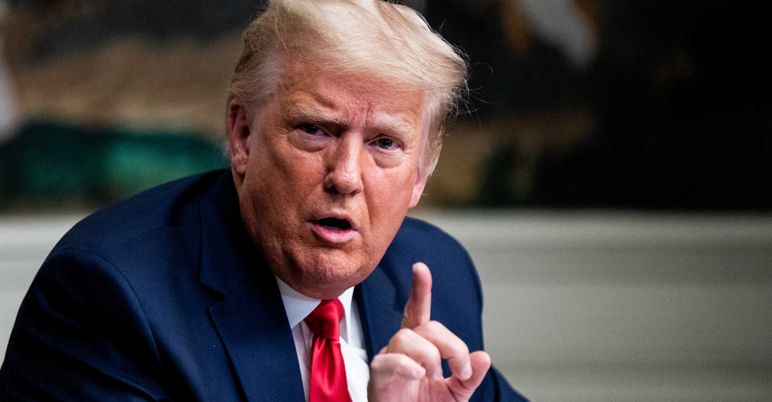 Trump brutally trolled with massive 'loser' sign projected on his golf course