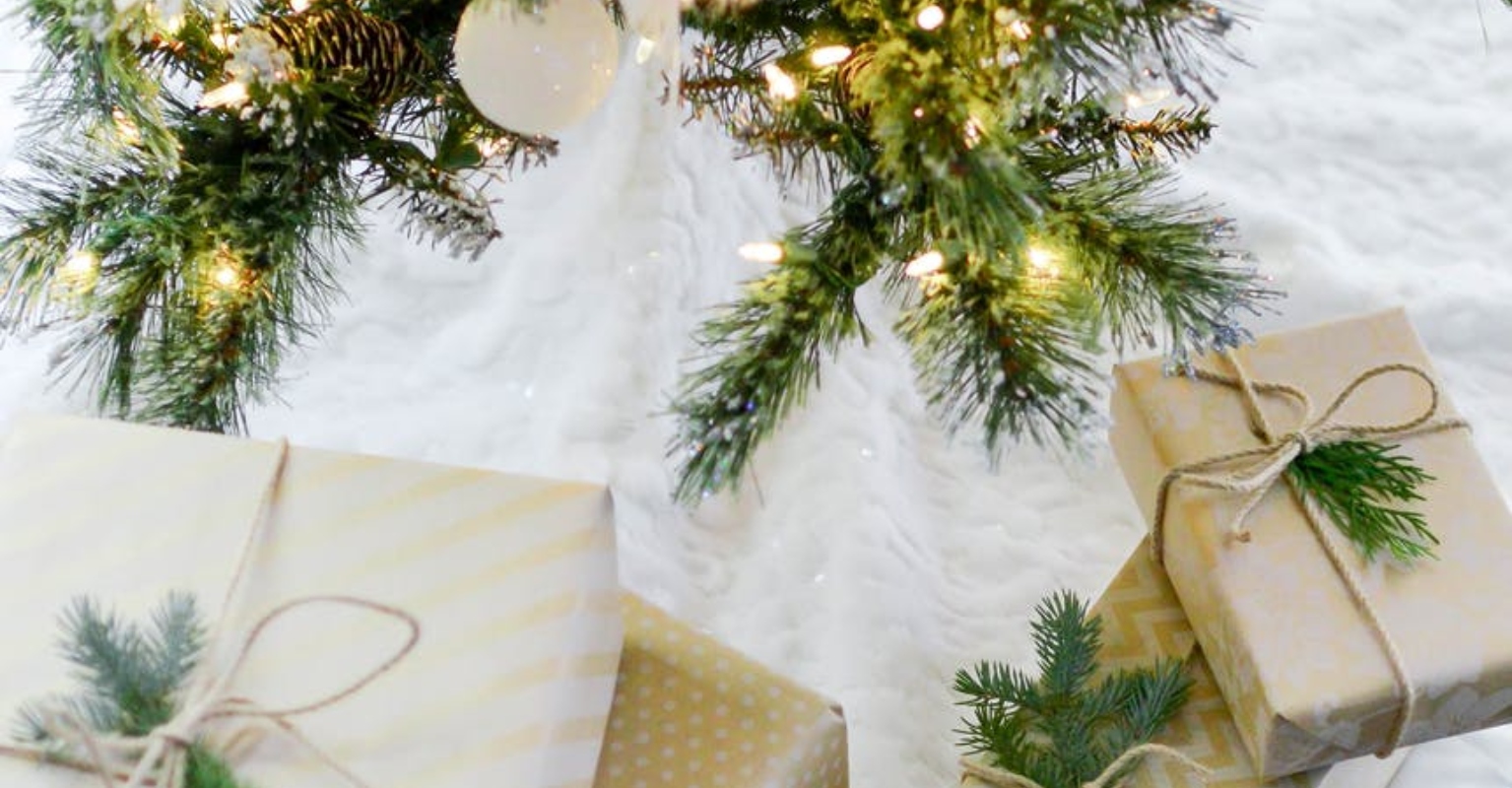 You can now buy an upside down Christmas tree if you don't have much space