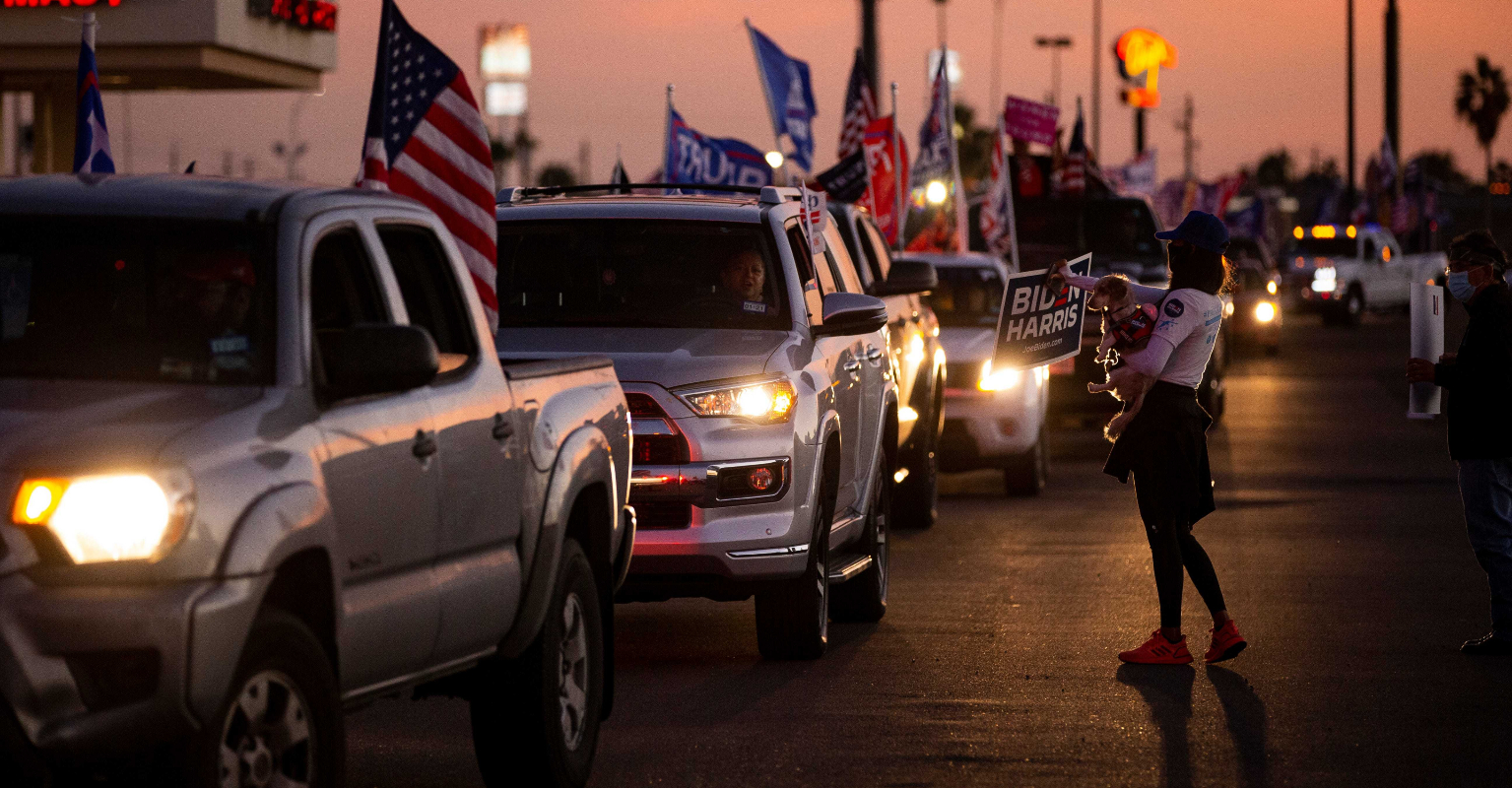 Trump supporters swarm Biden bus, forcing Democrats to cancel Texas campaign events