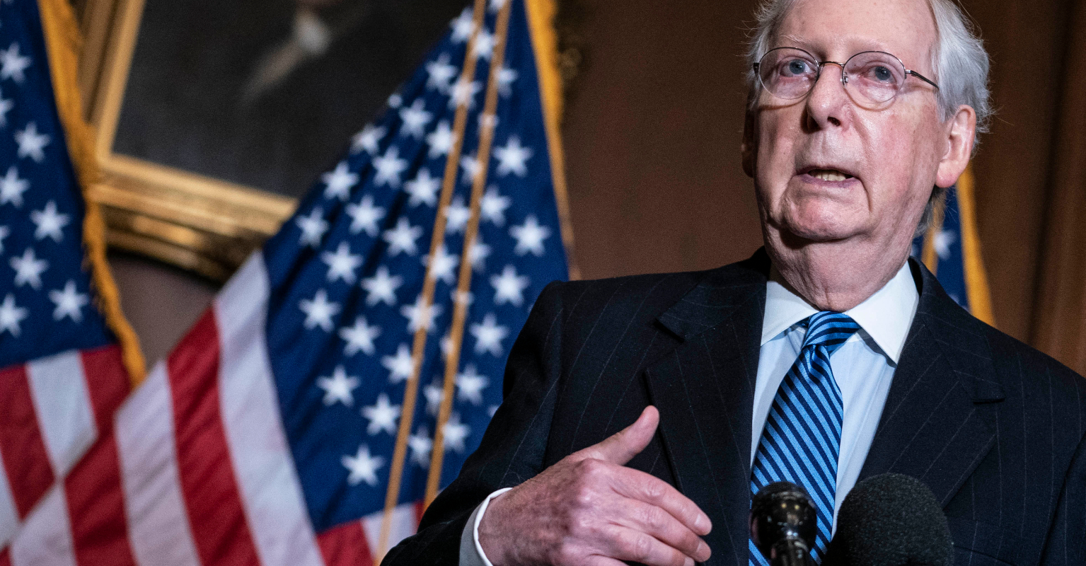 Mitch McConnell congratulates Joe Biden on presidential victory