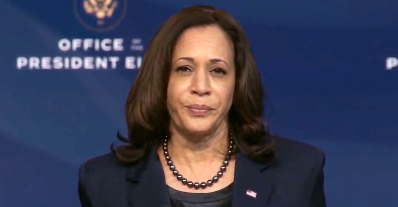 Vice President-elect Kamala Harris says she'll be thinking of her late mom when she is sworn in