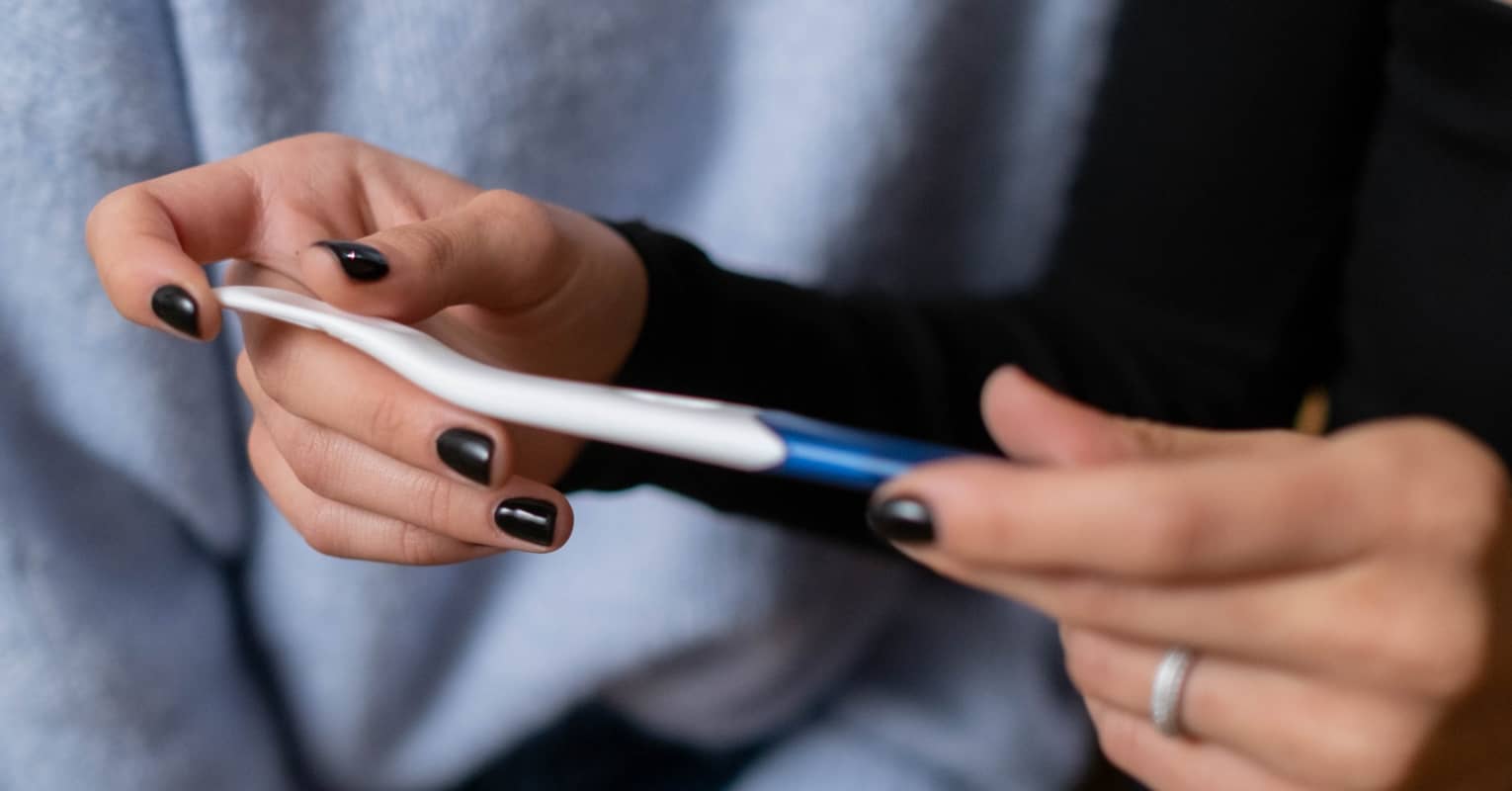 24-year-old woman shares video of shock after mom takes pregnancy test with her