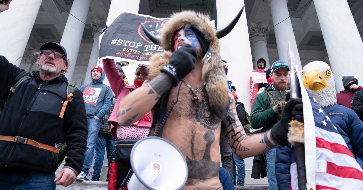 Judge orders 'Horned Shaman' protestor receive organic diet after 'deeply concerning' fasting