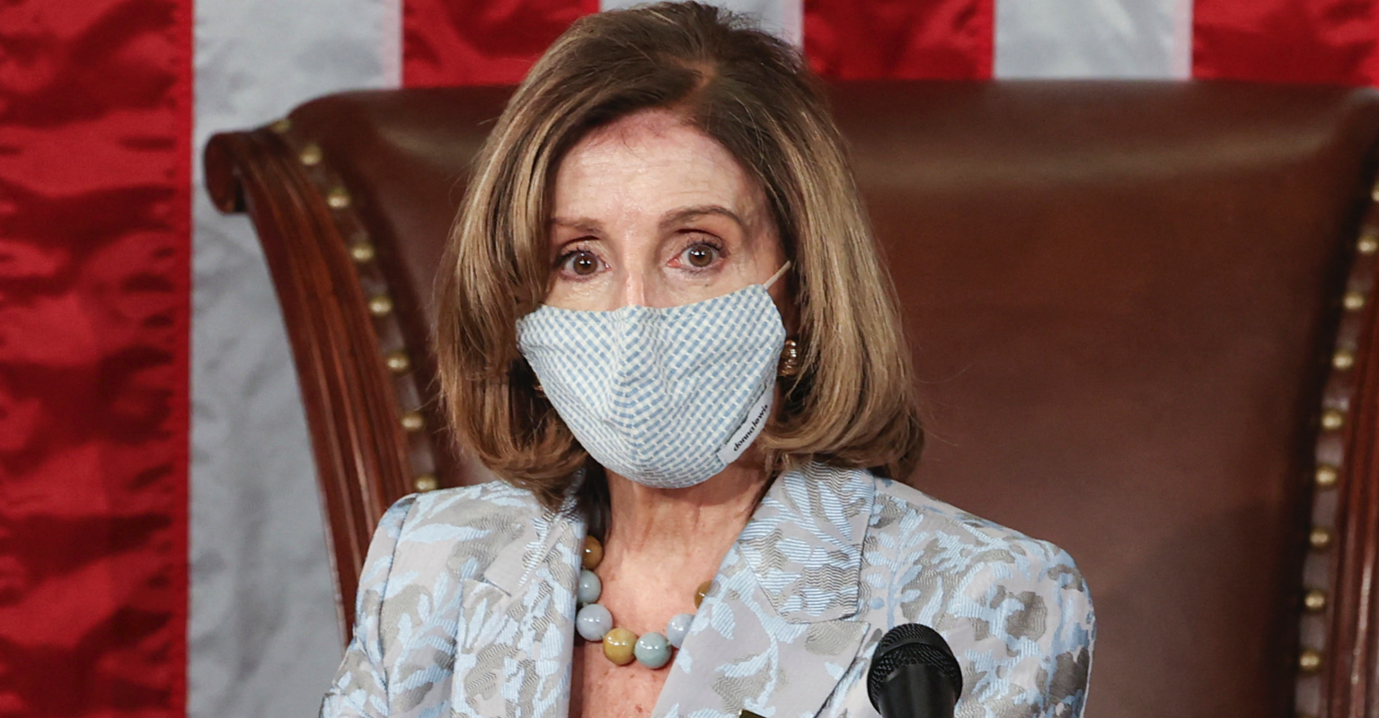 Nancy Pelosi is narrowly re-elected as House Speaker