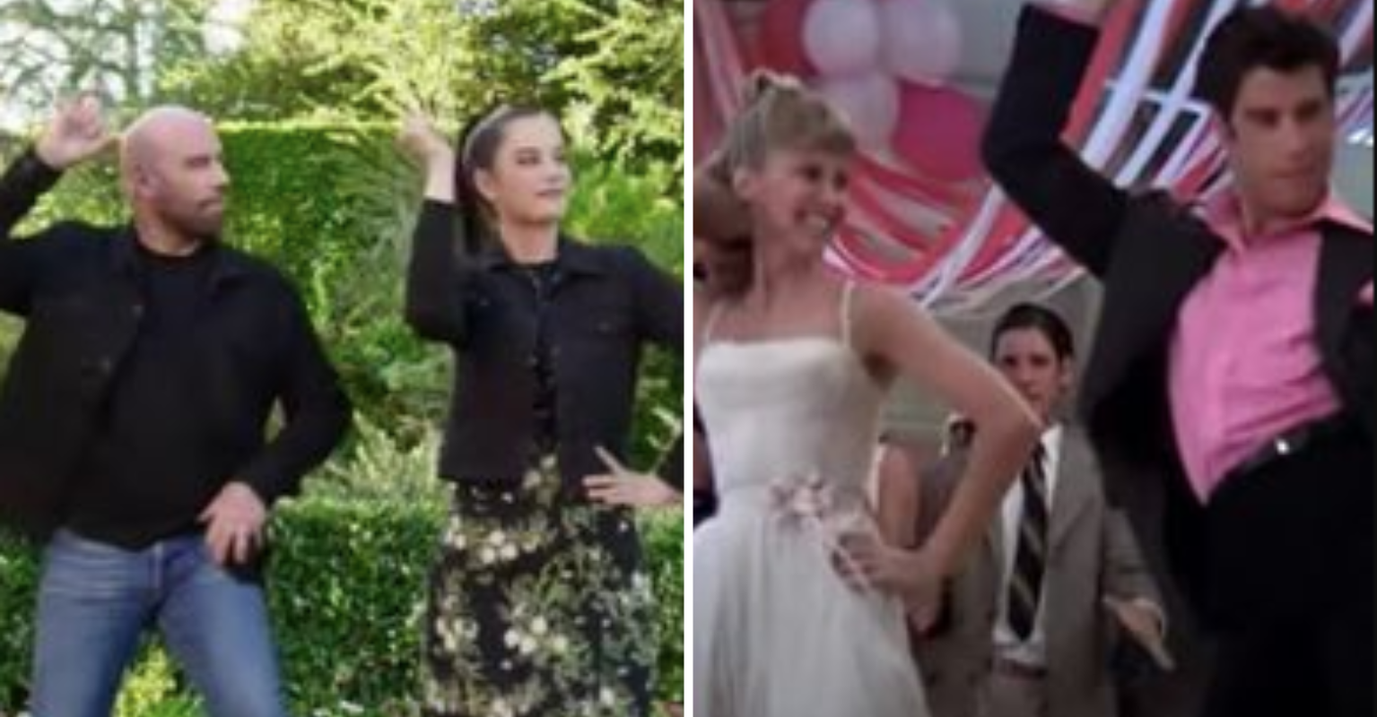 John Travolta adorably recreates iconic 'Grease' dance with daughter VT