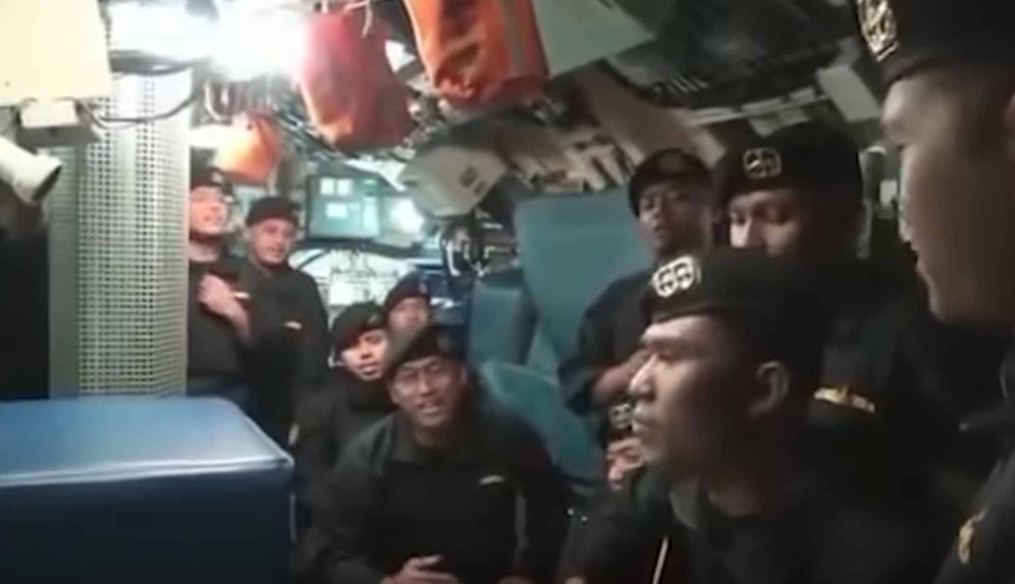 Heartbreaking video shows crew of doomed submarine singing 'goodbye' before all 53 were found dead