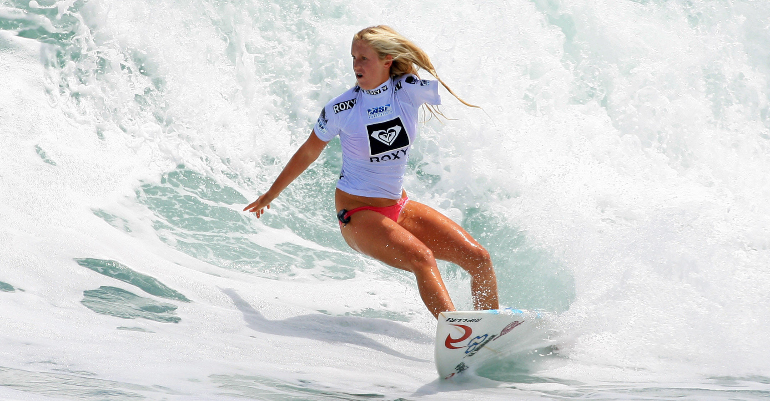 Surfer who lost arm in a shark attack reveals she changes son's diaper with her feet