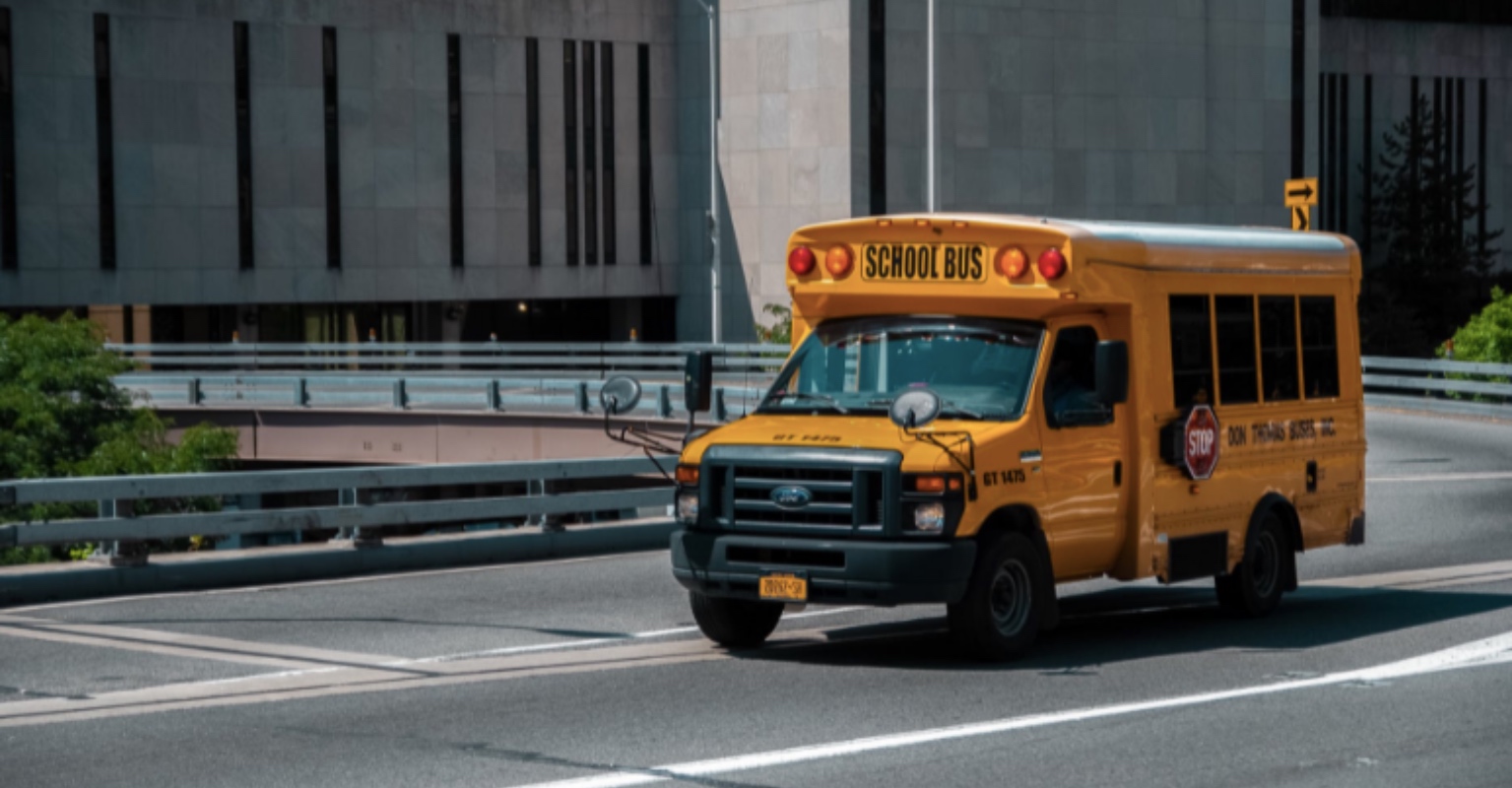 School bus hijacker gives up because children kept asking him annoying questions