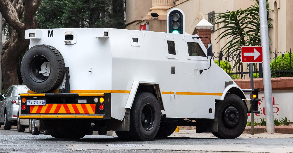 Cash van drivers praised after coming under attack from armed robbers