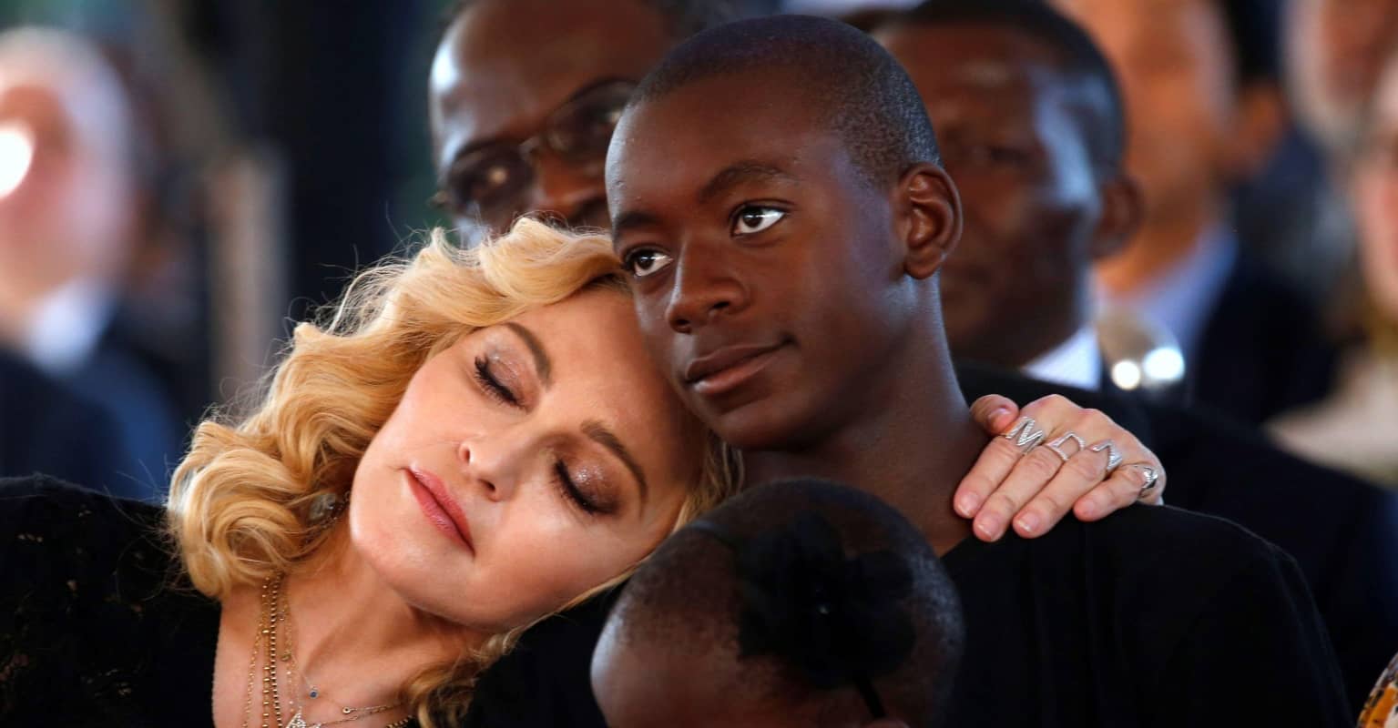 Madonna's son David earns praise as he wears dress and declares it feels 'so freeing'