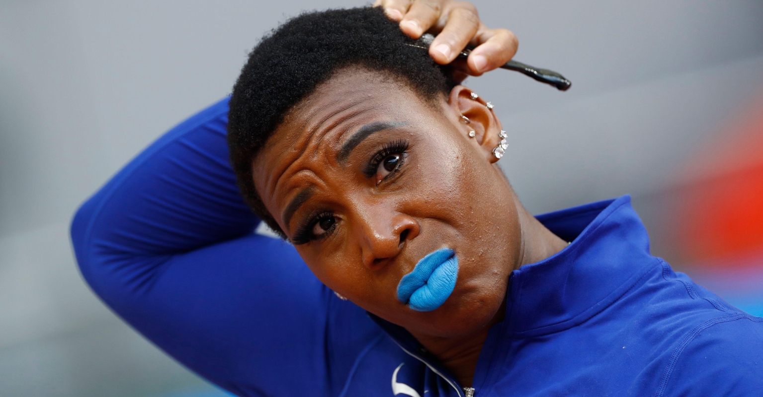 US Olympian Gwen Berry turns away from American flag and says she was ‘p***ed’ anthem was played