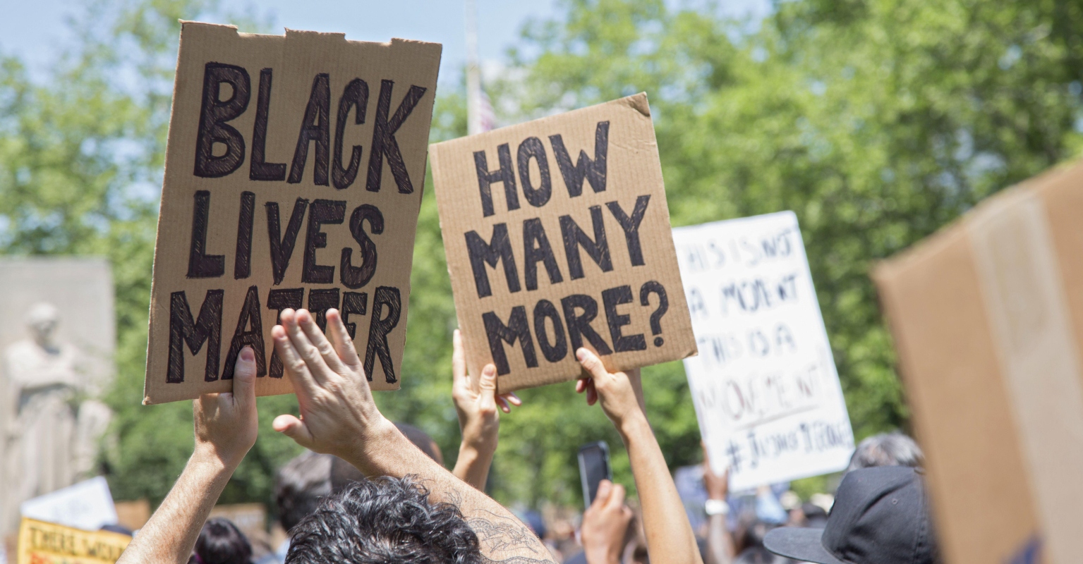 George Floyd statue vandalised by white supremacist group