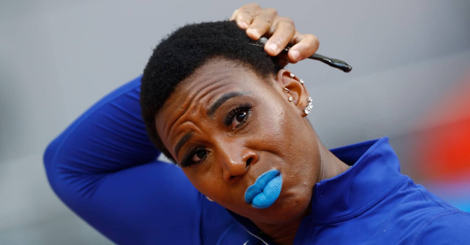 Biden administration 'respects Gwen Berry’s right to turn away from US flag' as Olympian hits back at outrage