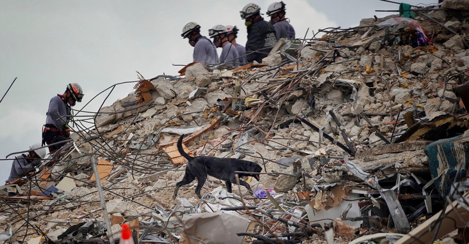 Miami condo rubble has 'no liveable space left' according to officials as death toll soars to 46