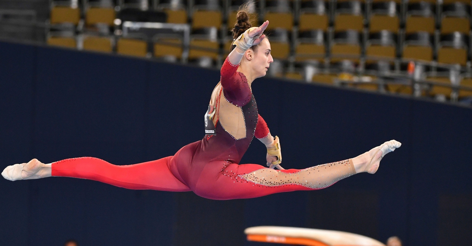 German Olympic athletes debut unitards in protest against sexualization of gymnastics