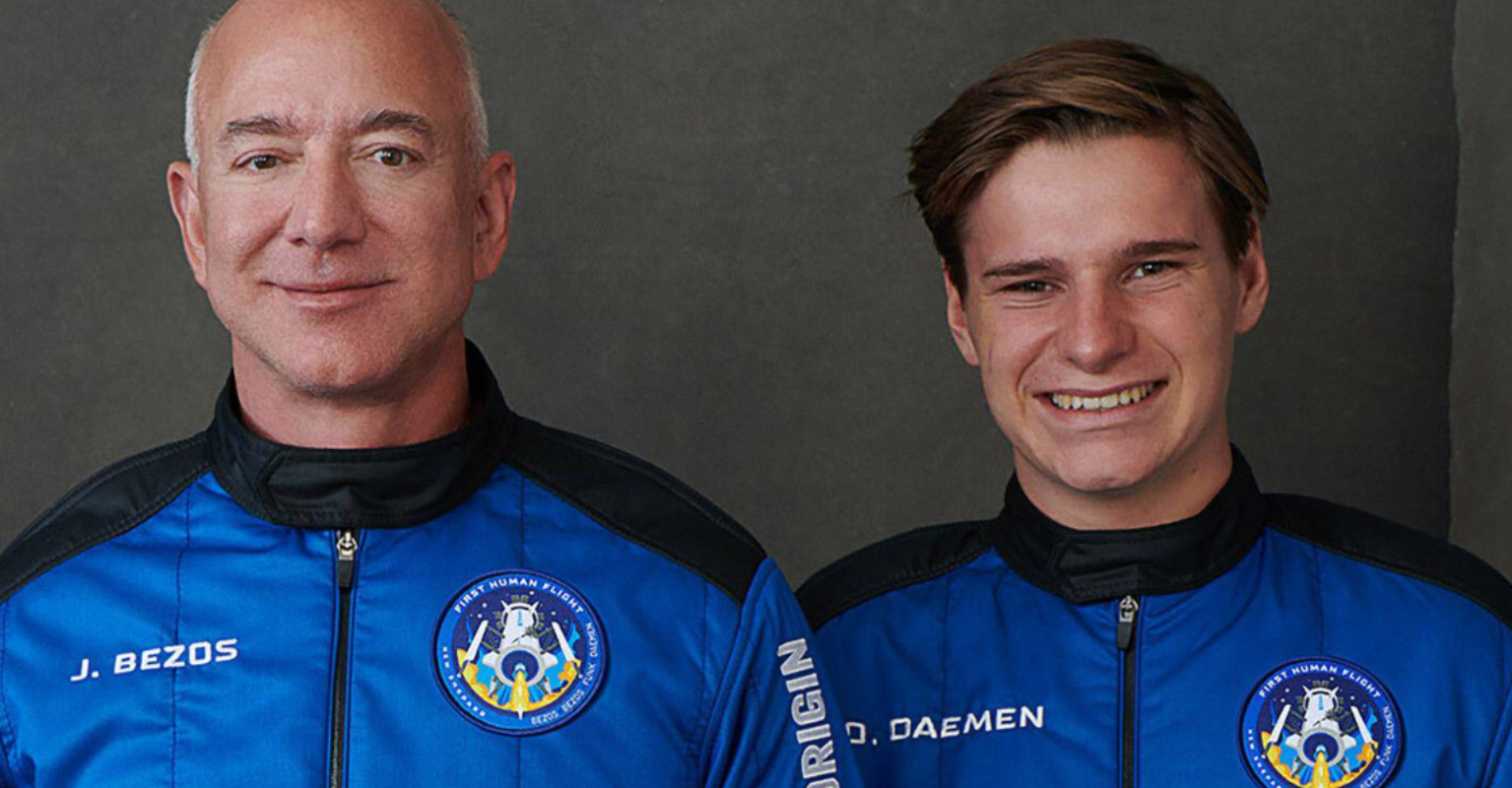 Teenager on Jeff Bezos' space flight reveals he's never ordered from Amazon