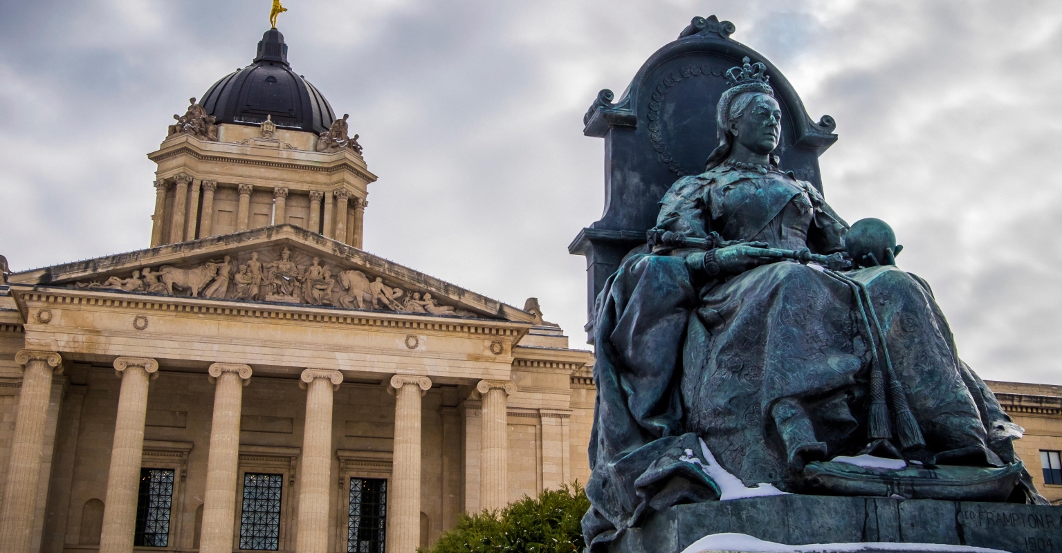 Protestors topple and deface statues of Queen Elizabeth II and Queen Victoria