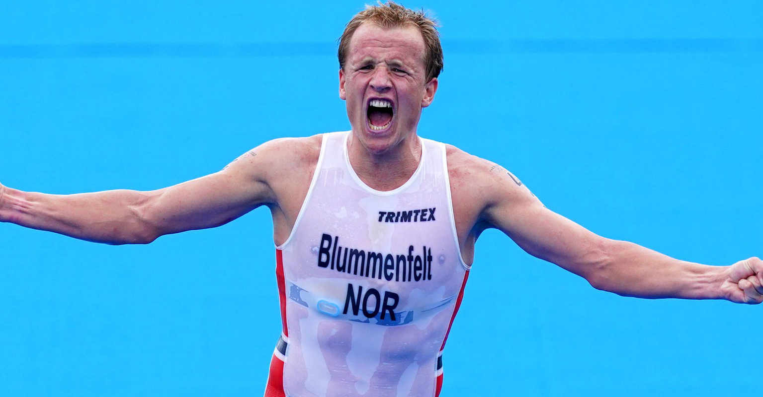 Norway mocked after winning triathlete's white Olympic uniform turns see-through