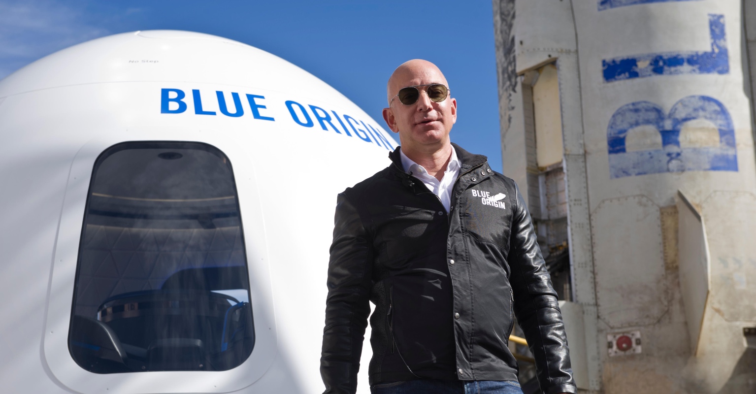 Jeff Bezos has reached the edge of space in his own rocket ship