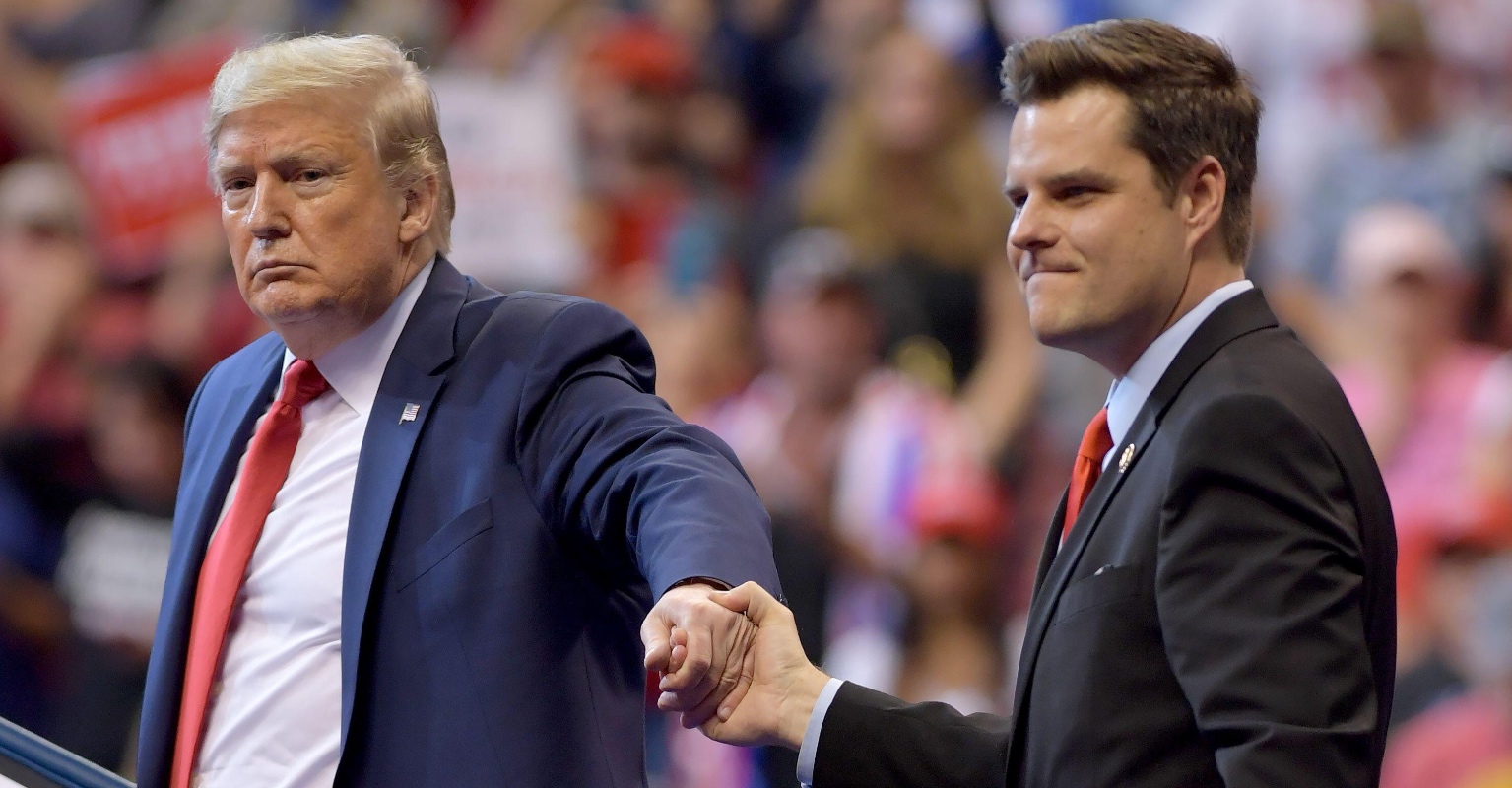 Matt Gaetz says Democrats are 'scared' of Trump running for next House Speaker
