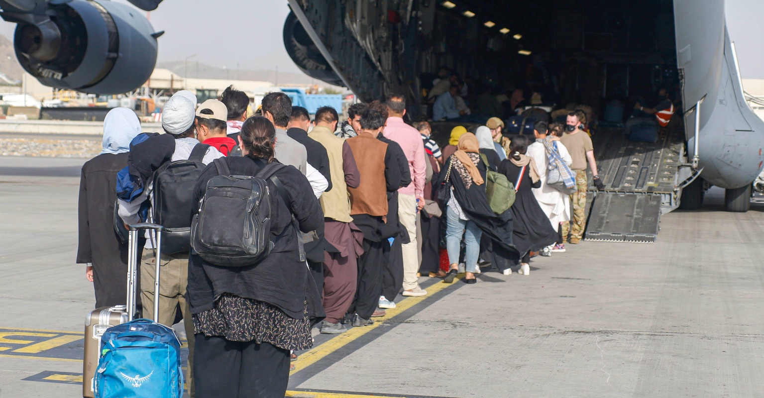 Afghanistan women's football team celebrate as they're successfully evacuated from Kabul