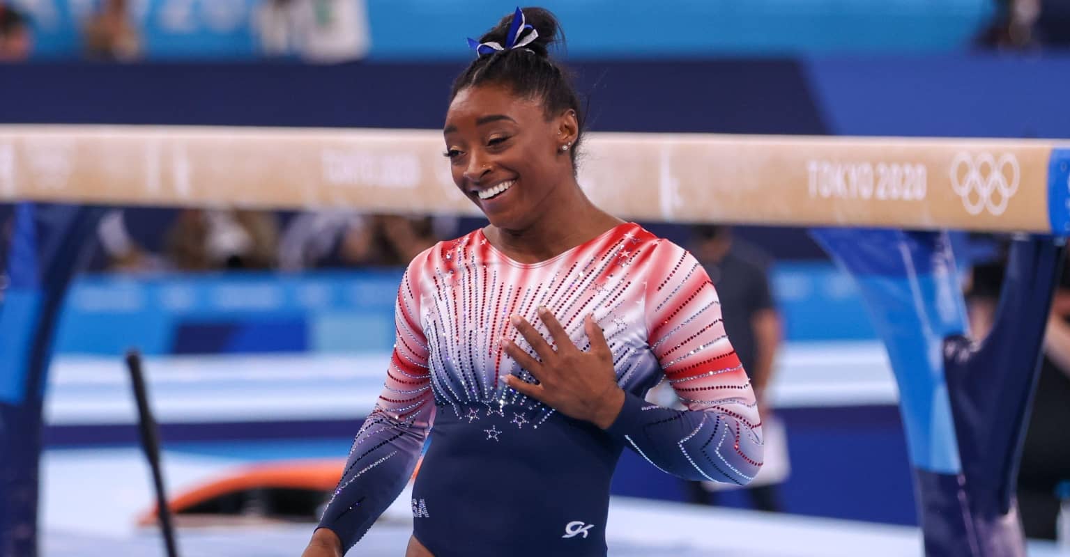 Simone Biles compares her Tokyo Olympic struggles to suddenly going blind and still being expected to work