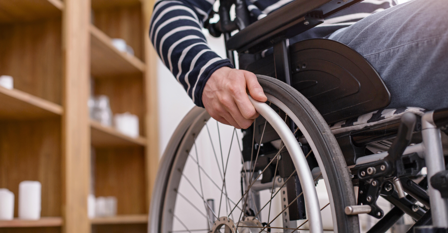 High schoolers create wheelchair-stroller so teacher's husband can take baby son out