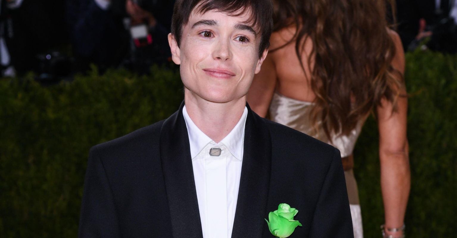 Elliot Page signs up to his first dating app (with help from Umbrella Academy co-star)