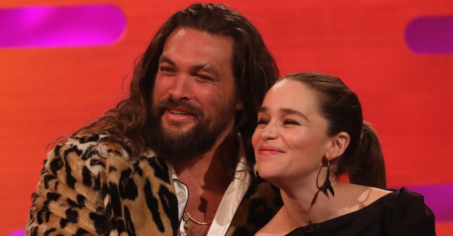 Emilia Clarke reveals that Jason Momoa got her 'as drunk as humanly possible' during reunion