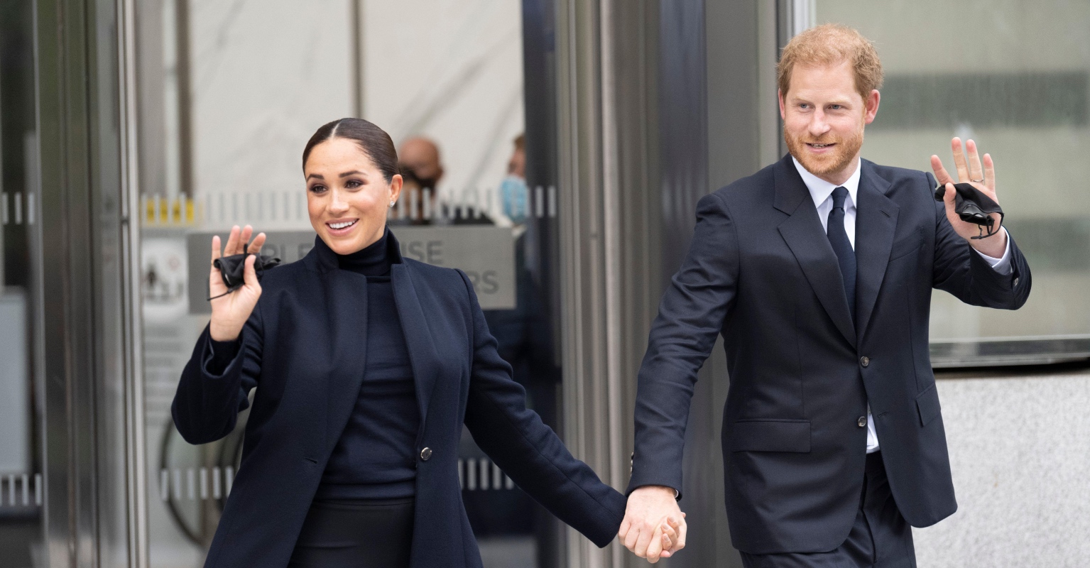 Meghan Markle gushes 'it’s wonderful to be back' as she joins Prince Harry in New York City