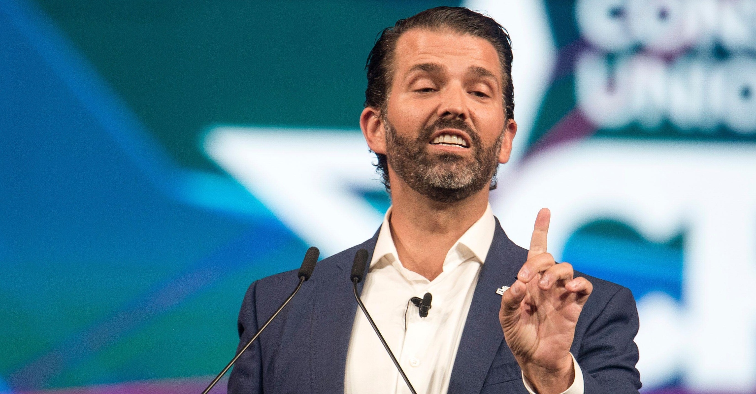 Donald Trump Jr. sells T-shirts which read: 'Guns don’t kill people, Alec Baldwin kills people’