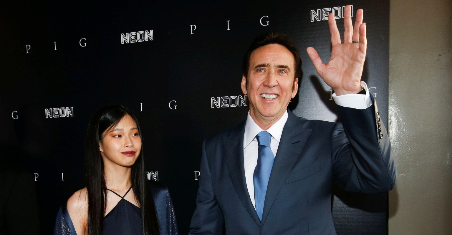 Nicolas Cage, 57, says fifth wife Riko Shibata, 26, is not submissive and 'loved' posing for their first cover