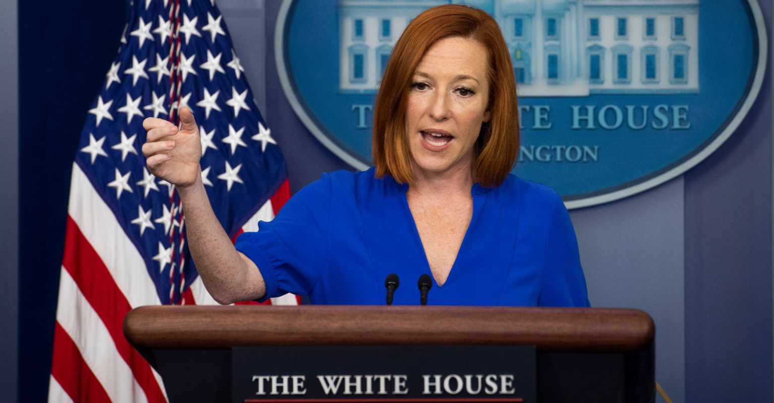 Jen Psaki says Donald Trump 'used his office to incite an insurrection' when asked about DoJ intervention