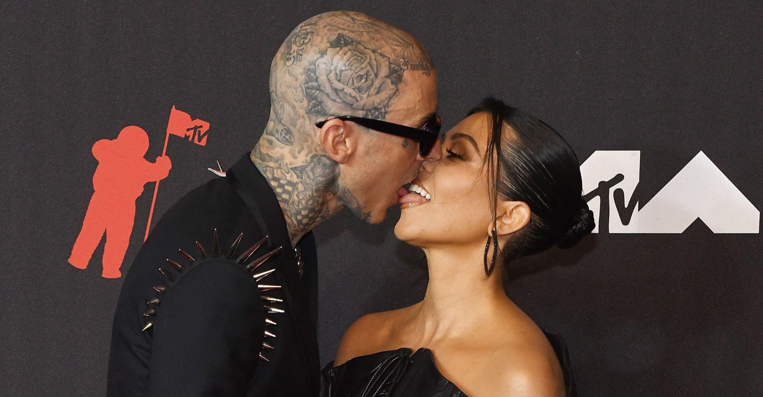 Kourtney Kardashian shares intimate photos from Travis Barker's fairytale proposal