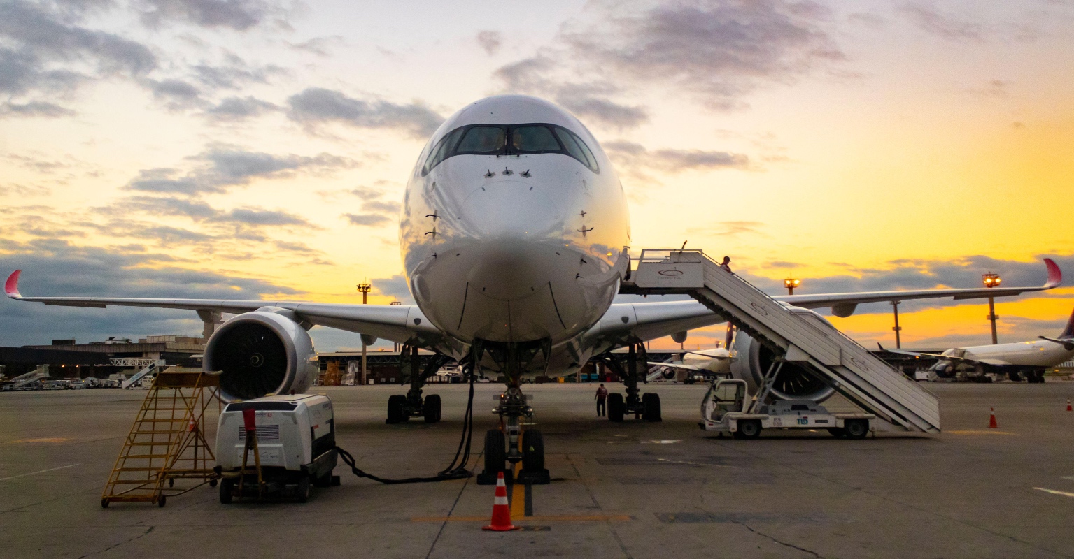 Plane makes emergency landing after pilot reports 'suspicious passenger and luggage' as cops detain man