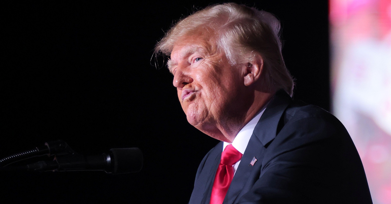 Donald Trump hints at 2024 run as he teases campaign slogan 'Make America Great Again, Again'
