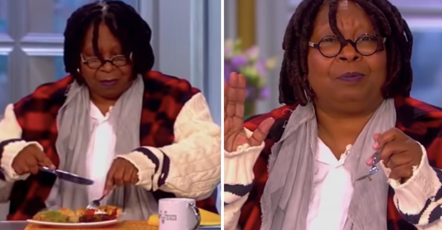 Viewers Praise Whoopi Goldberg For Casually Eating During Padma Lakshmi  Interview