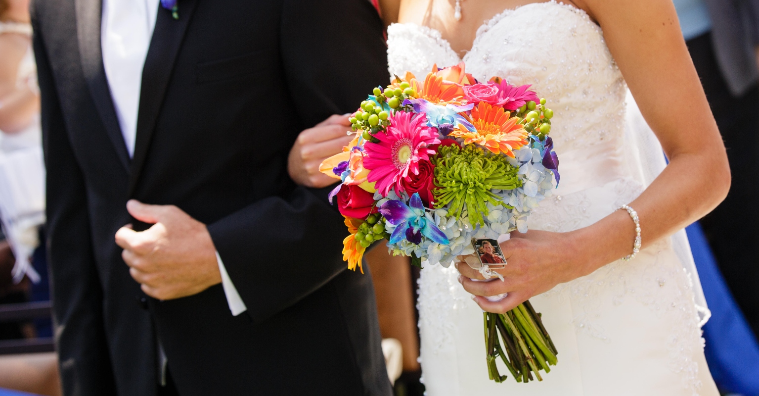 Bride shares groom's reaction after he was 'spiked' before their wedding