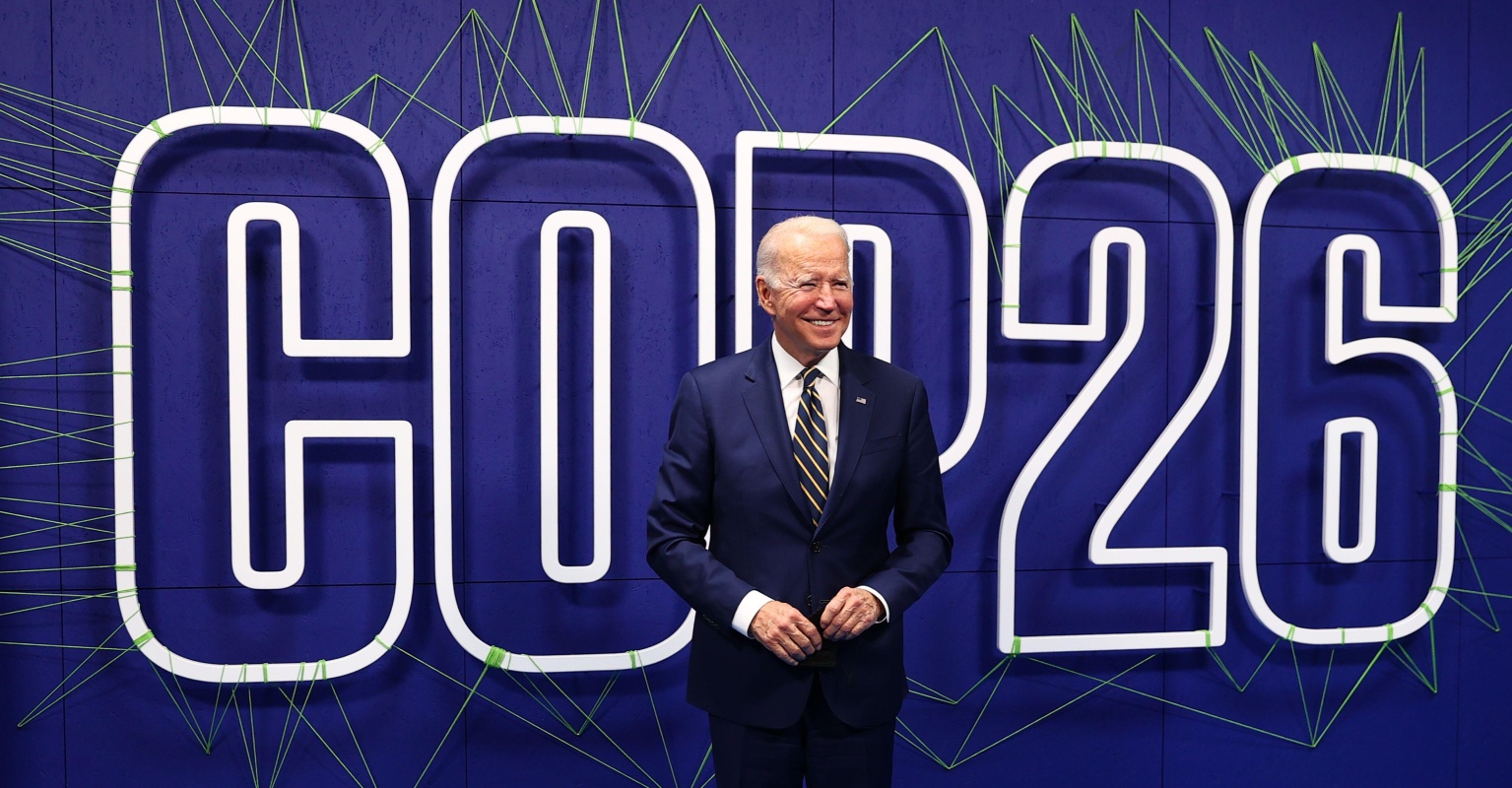 Joe Biden accused of ‘falling asleep’ during speech by disability activist at climate change conference
