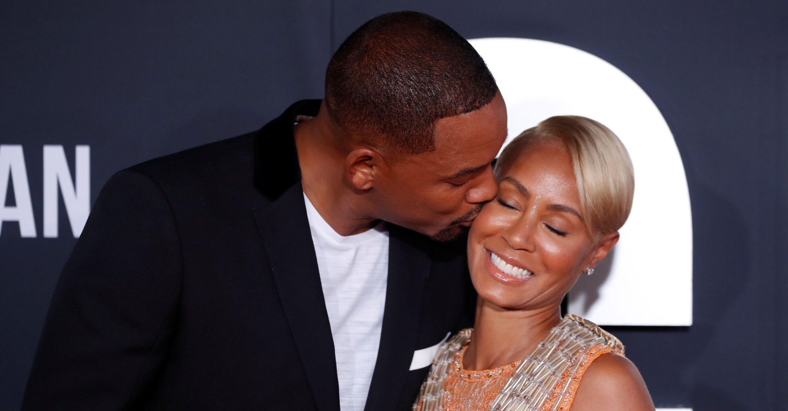Will and Jada Pinkett Smith's reaction as they're asked about her extramarital 'entanglement'