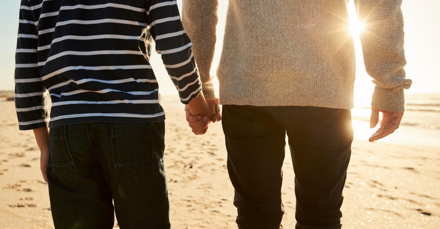 Man shares heartwarming picture with biological dad after reaching out with 'out of the blue' text message